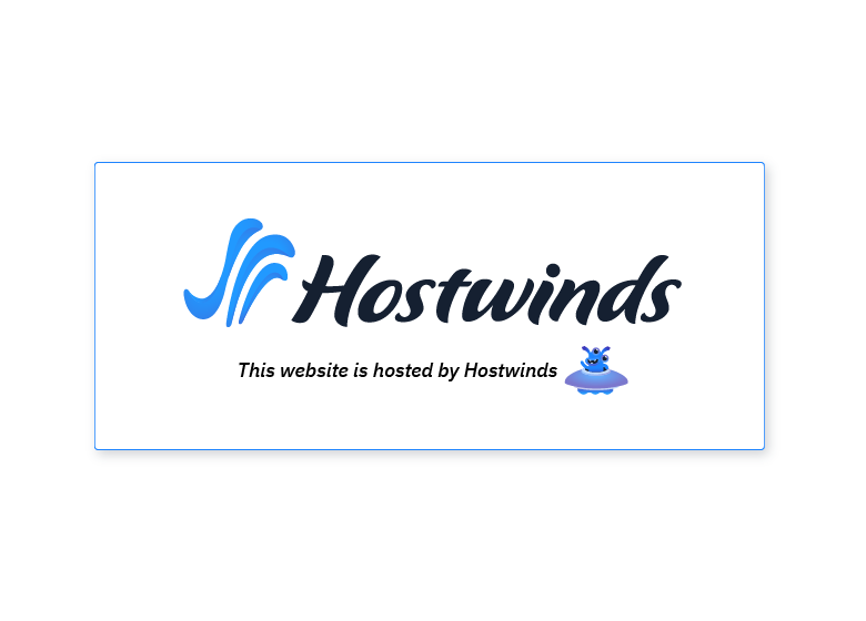 This joint is hosted by Hostwinds